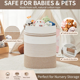 AINUOQI easy-carry handles allow portable storage across rooms