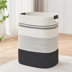 AINUOQI laundry basket with handles, tall and large, easy to transport laundry