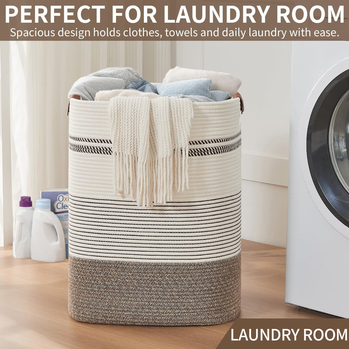 AINUOQI Versatile storage for blankets and toys in any room