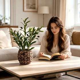 Ainuowei olive plant makes a thoughtful, low-care gift for colleagues.