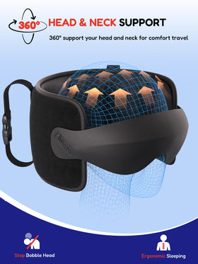 Air Neck Free breathable fabric stays cool during long trips