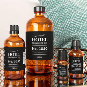 Packaging box close-up featuring premium glass bottle and IFRA-compliant formula