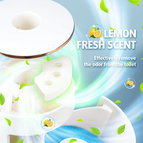 Air U+ 360-degree horizontal rotation reaches all toilet crevices.