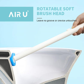 Air U+ 60-degree vertical tilt ensures thorough cleaning angles.