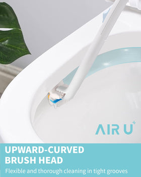 AIR U+ automatic refill caddy with window shows remaining refills
