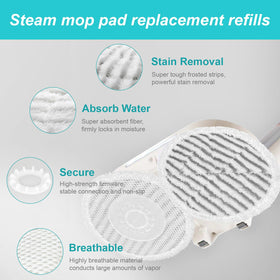AIR U+ pad with mesh inner lining supports efficient steam flow.