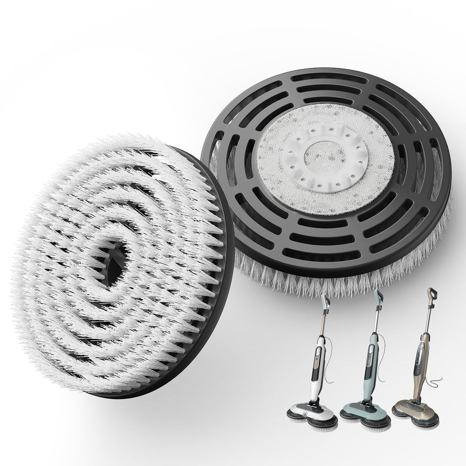 AIR U+ upgraded brush pad front view for Shark mop boosts deep cleaning