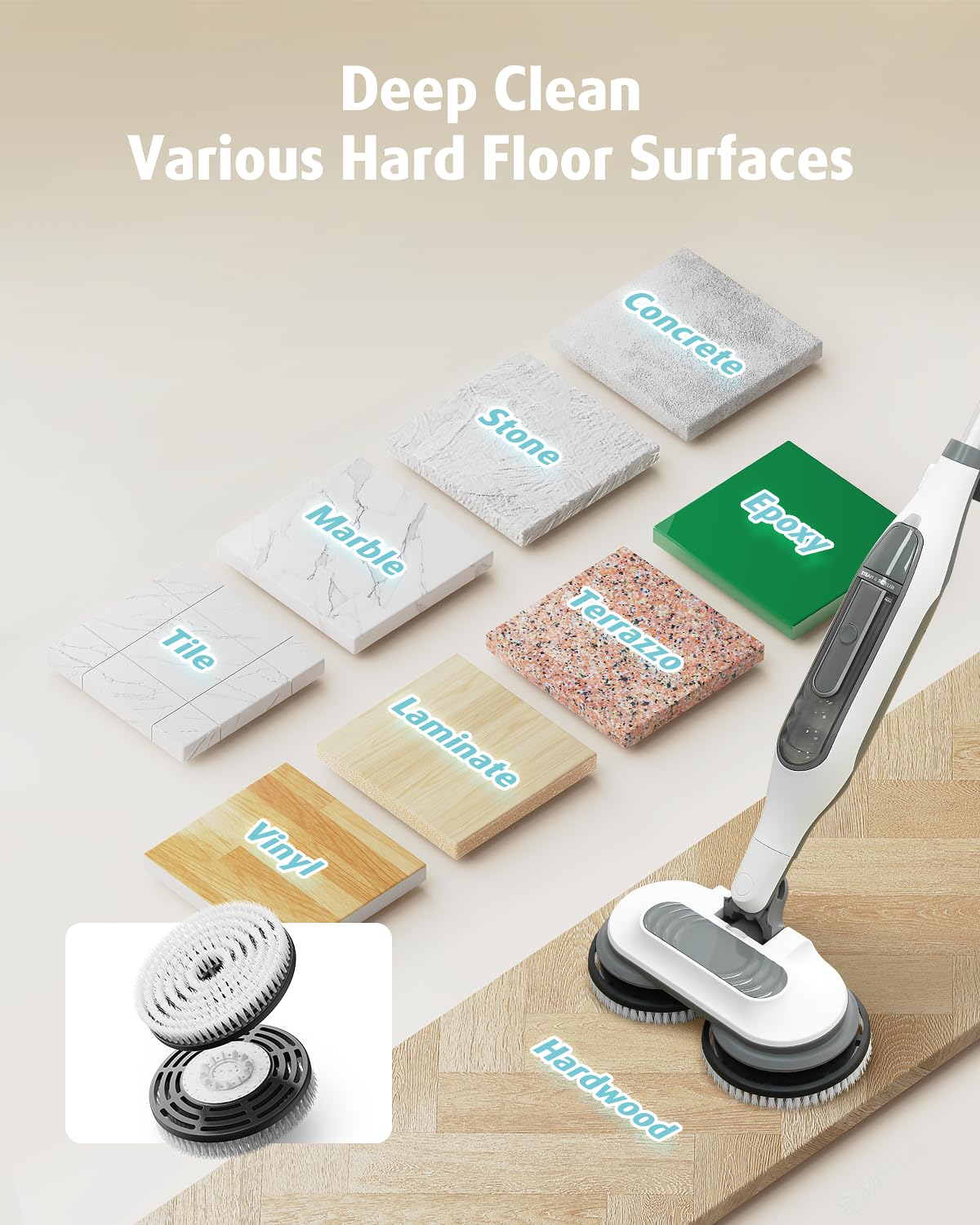 AIR U+ versatile hard-floor cleaning across surfaces