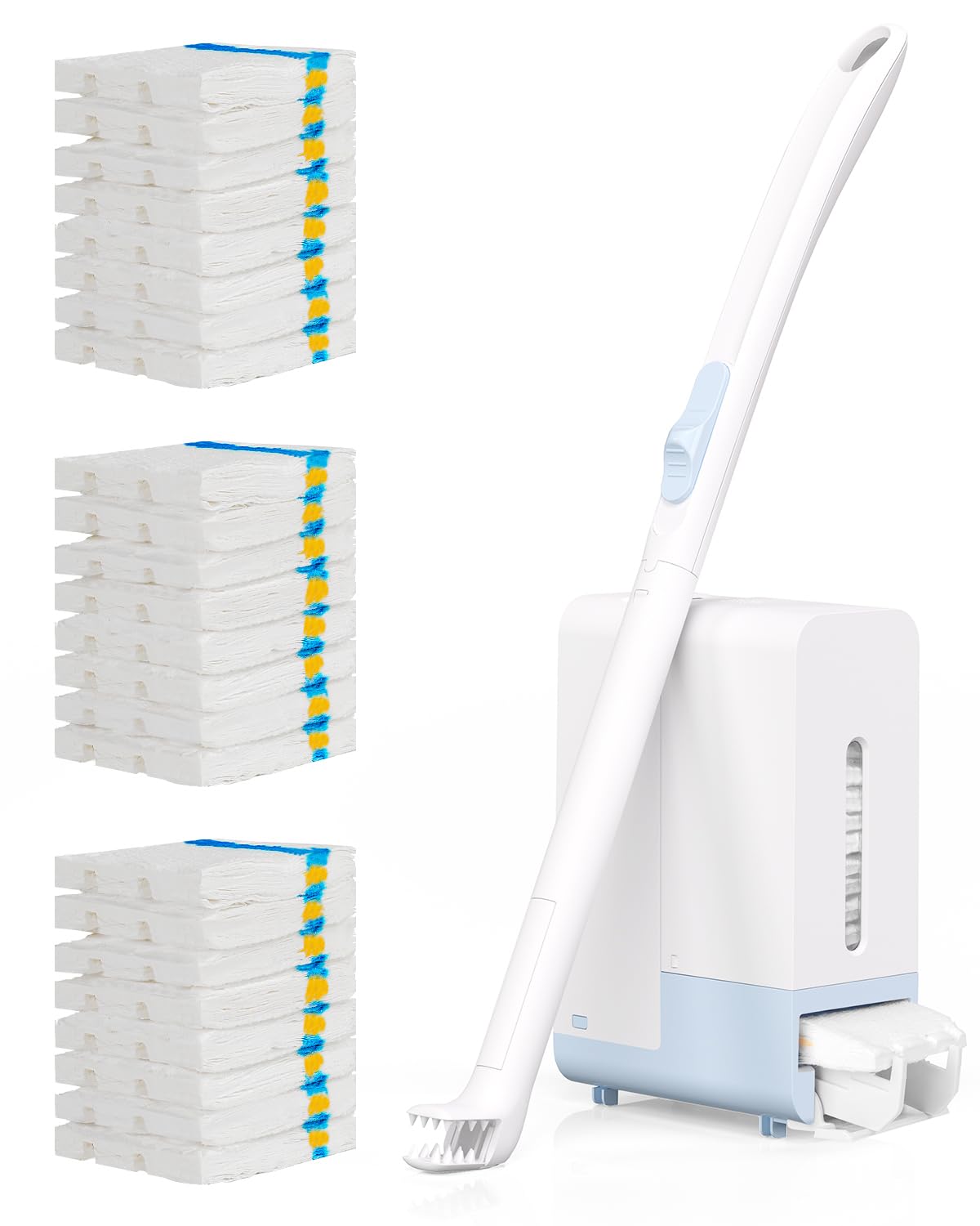 AIR U+ wall-mounted toilet brush holder keeping supplies accessible and tidy