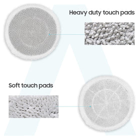 AIR U+ gray heavy-duty soft-touch pad for bathrooms with strong scrubbing
