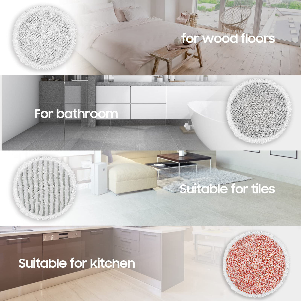 AIR U+ orange heavy-duty scrub pad for kitchen messes