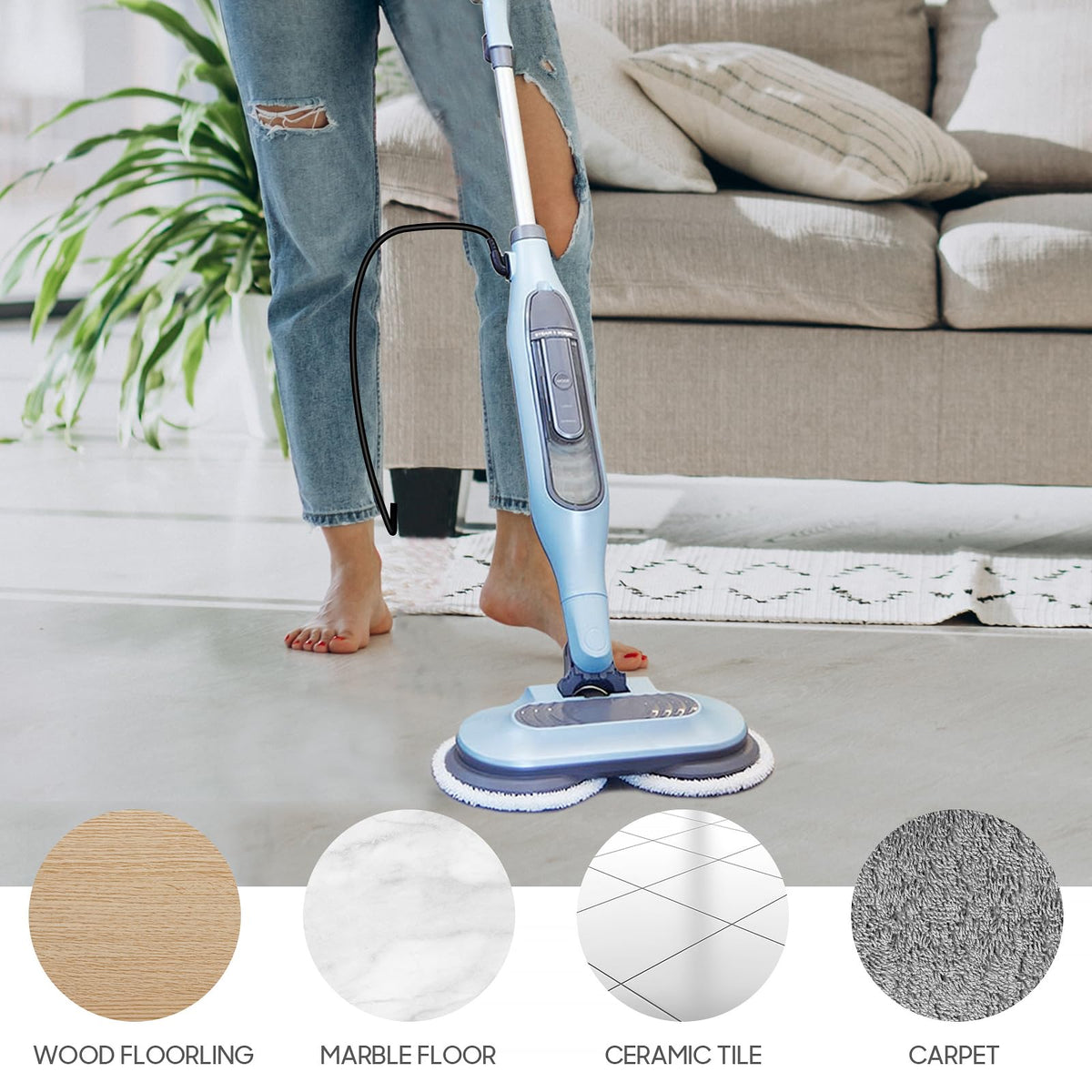 AIR U+ 8-pack pads are washable and reusable for ongoing use