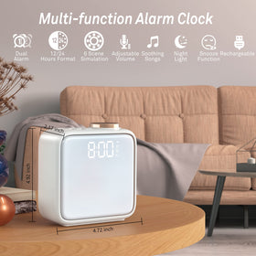 Airivo alarm clock bedside lamp doubles as ambient lighting