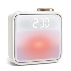 Airivo alarm clock night light with 6 scenes enhances morning ambience