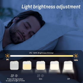 Airivo alarm clock white noise modes create relaxing soundscapes