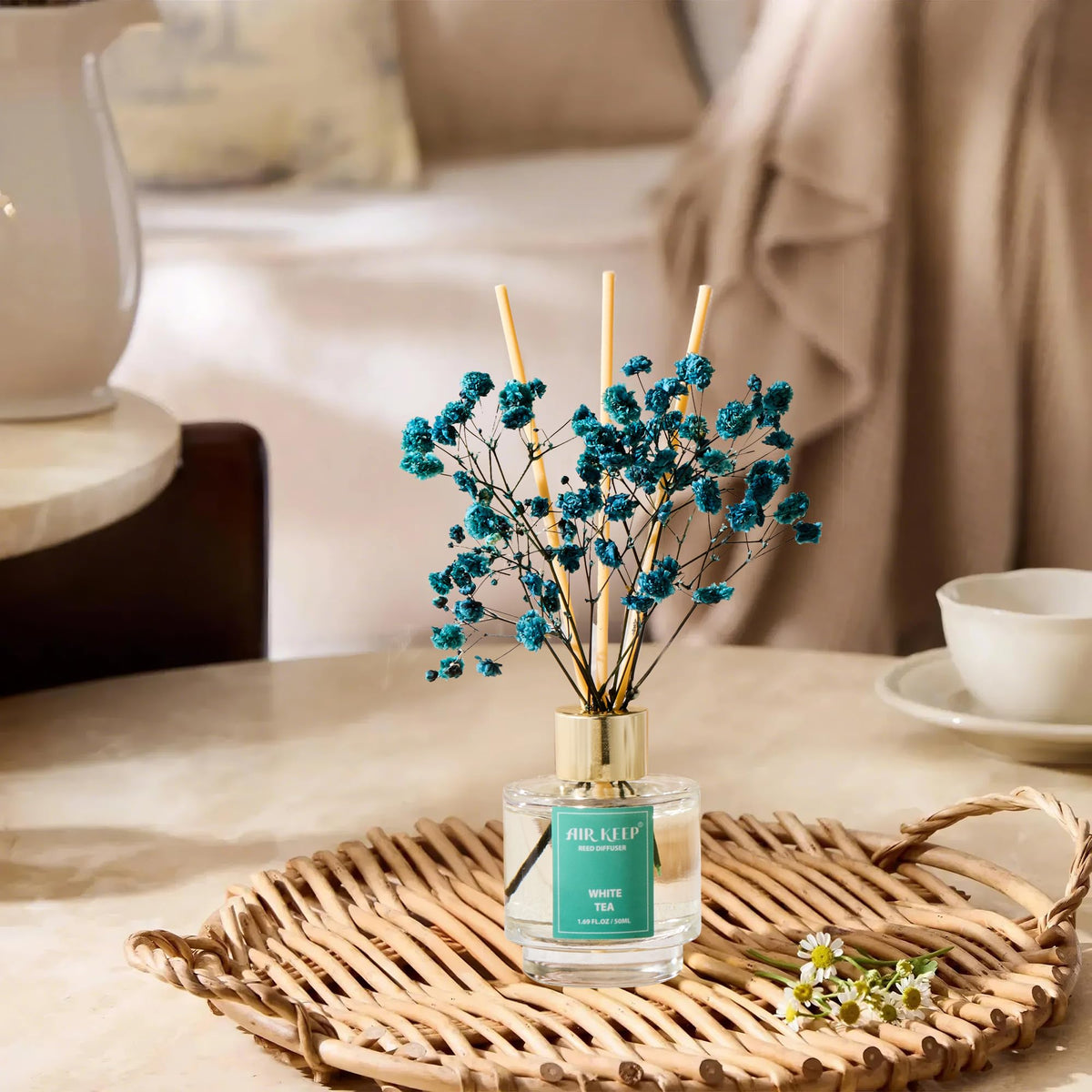 Airkeep preserved flowers elevate diffuser presentation and home decor