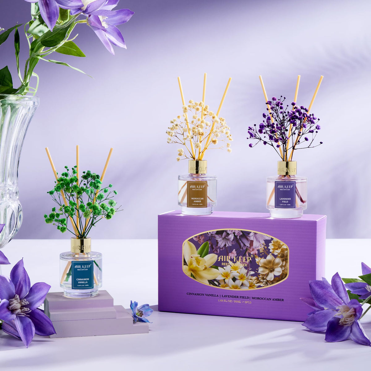 Airkeep office desk setup brings gentle scent for focus and calm.