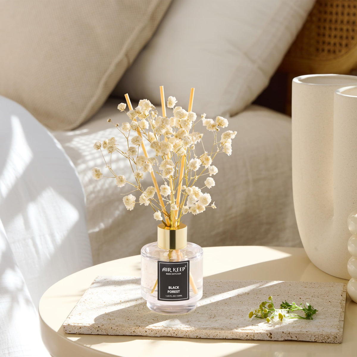 Airkeep three-diffuser set shown as stylish home decor