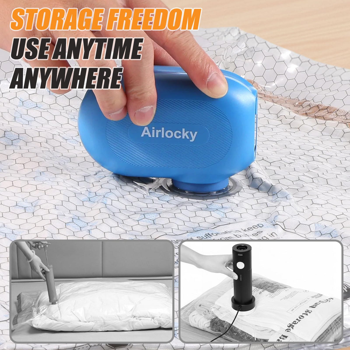 Airlocky travel solution helps organize luggage and reduce clutter