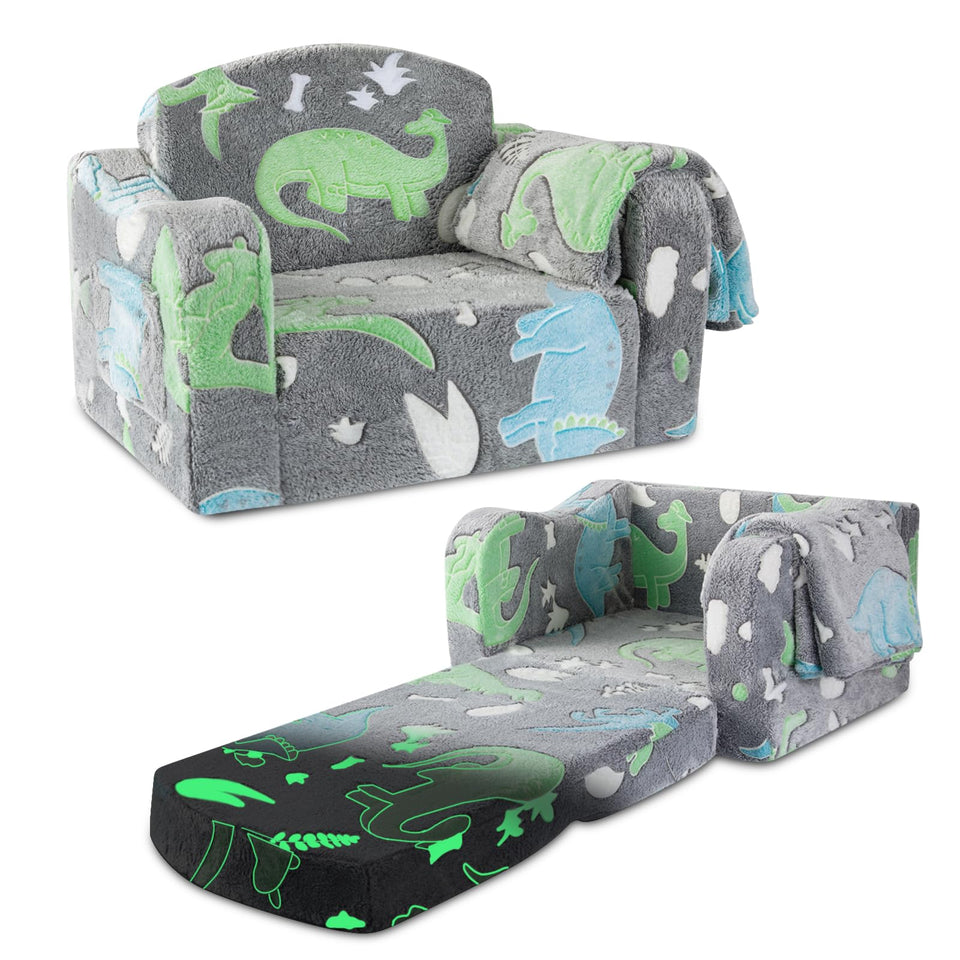 Airpanda comfy toddler chair with fold-out couch for versatile play and rest.