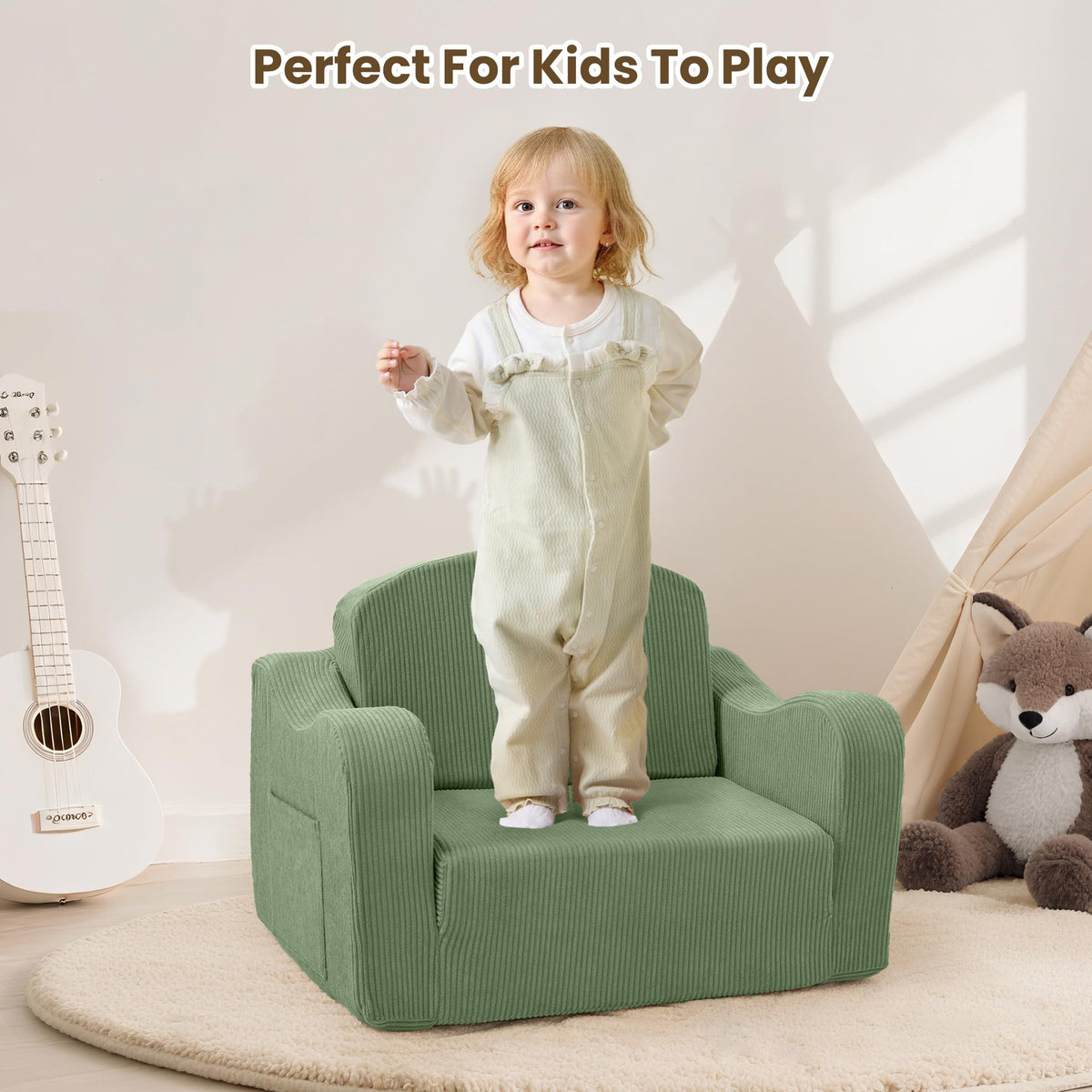 Airpanda Comfy Toddler Chair removable cover for easy cleaning