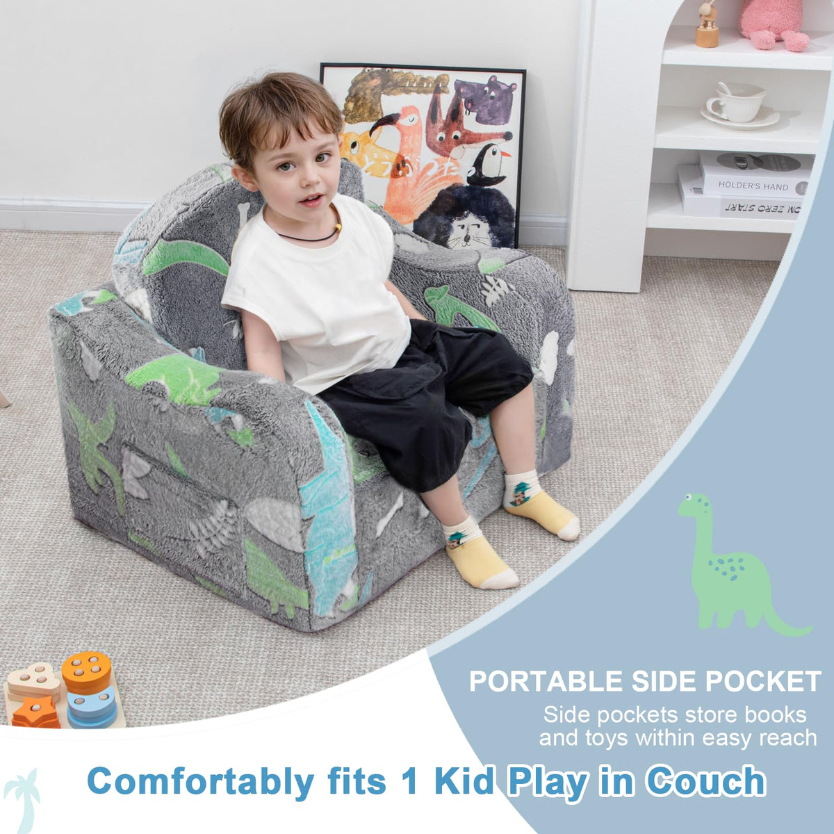 Airpanda soft-flannel cover provides warmth and easy cleaning.