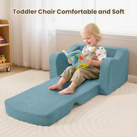 Airpanda comfy toddler chair arrives vacuum-packed and forms quickly after unpacking.