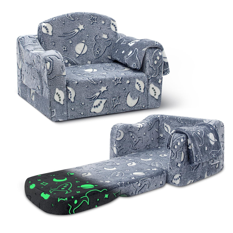 Airpanda comfy toddler couch foldable for easy setup and play