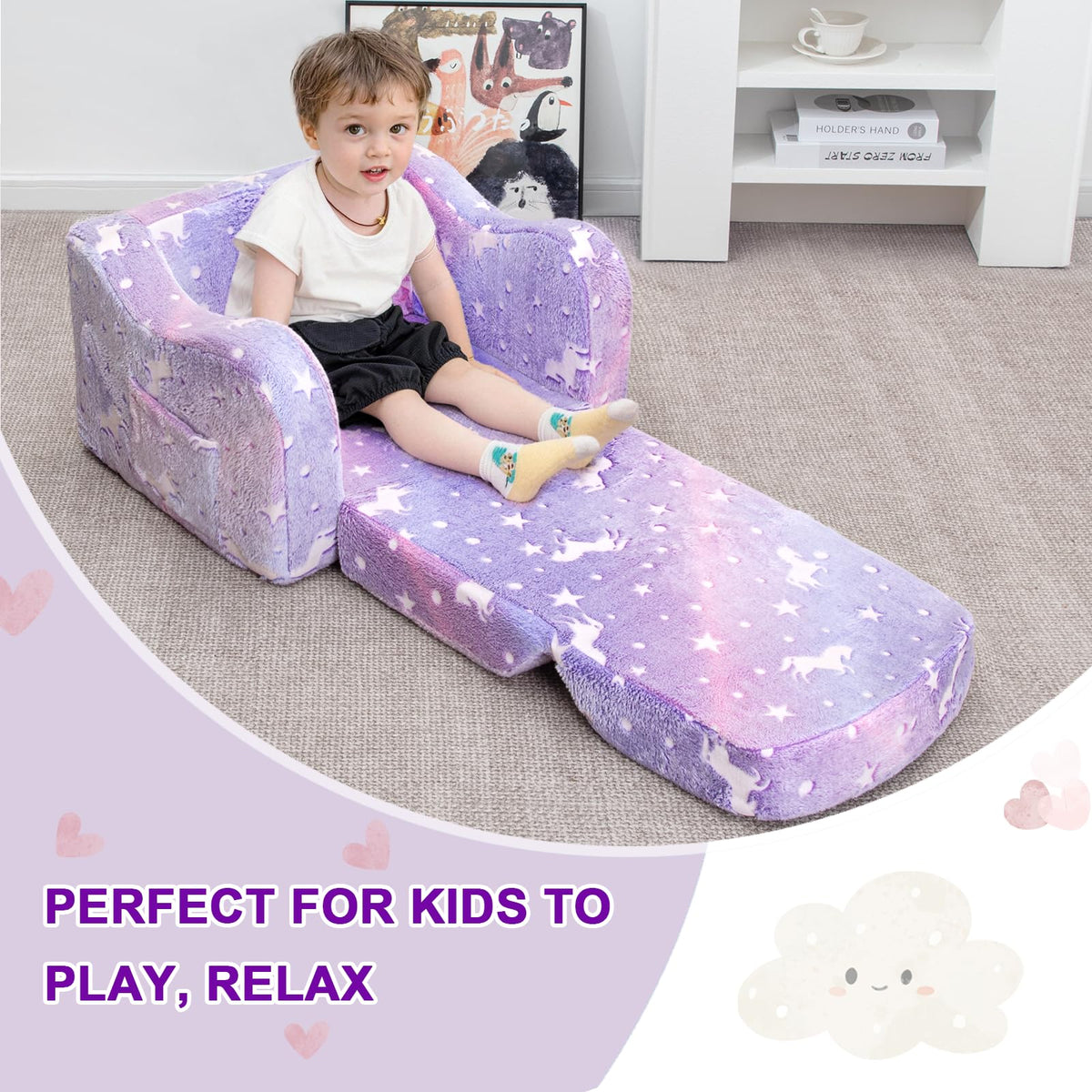 Airpanda removable cover is machine-washable for simple cleanup.
