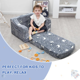 Airpanda chair includes side pockets for books and toys