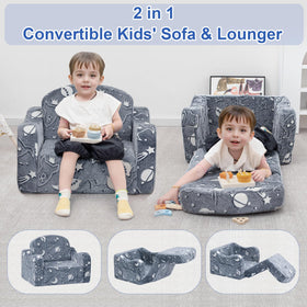 Airpanda toddler couch with blanket offers warmth during reading