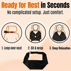 AirSlyng discreet seat anchor keeps the sling securely in place.