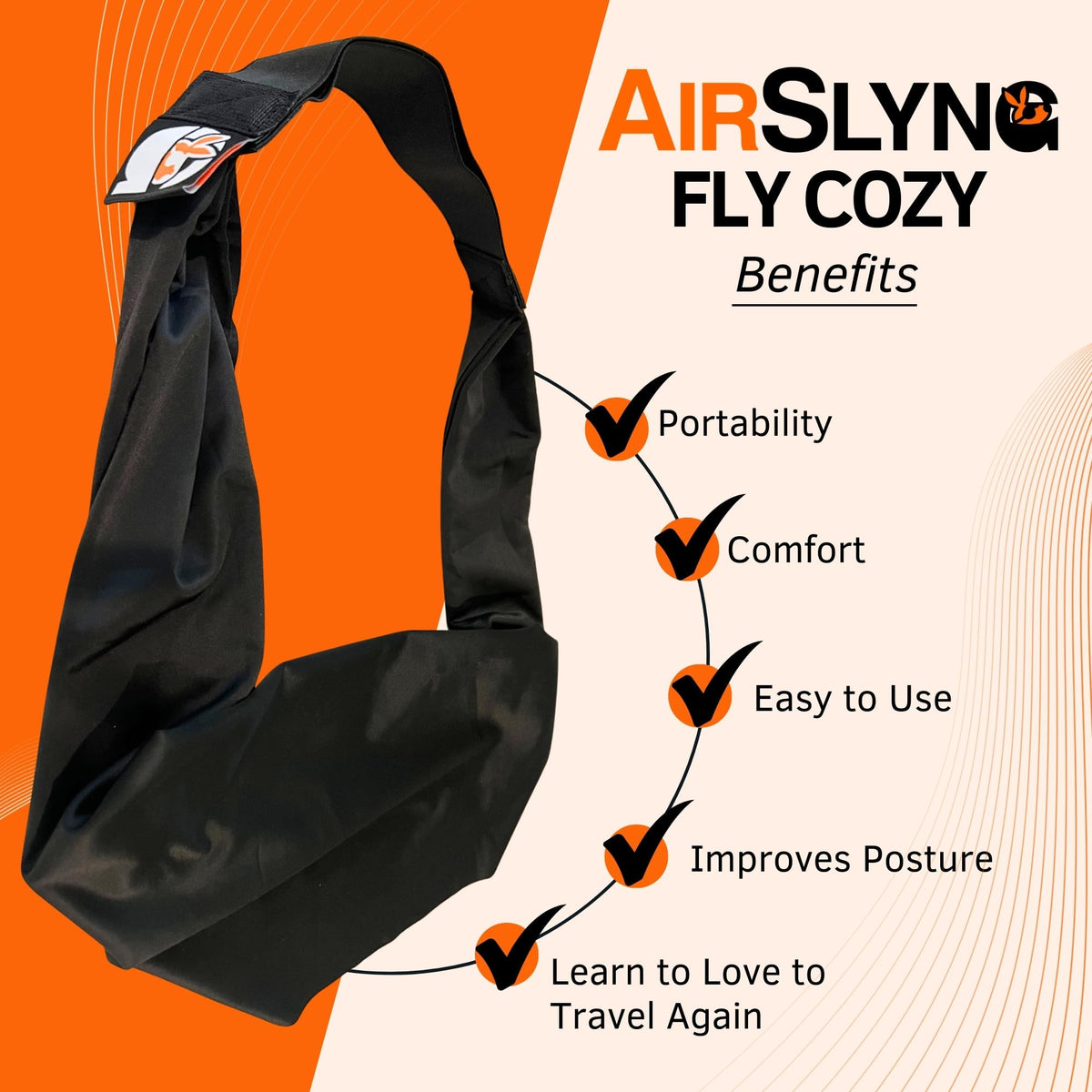 AirSlyng inflight comfort improves travel moments.