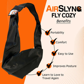 AirSlyng inflight comfort improves travel moments.