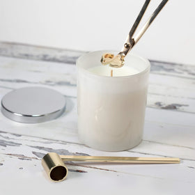 Airy Abode candle snuffer for safe flame extinguishing with minimal smoke