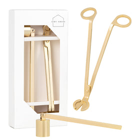 Airy Abode candle wick trimmer for precise cuts and reduced soot buildup