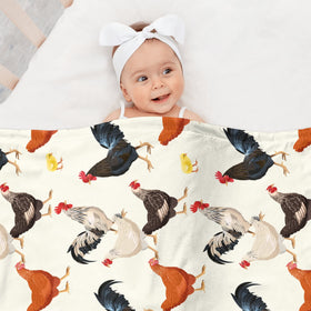 AISDE machine-washable chicken blanket, easy care after daily use.