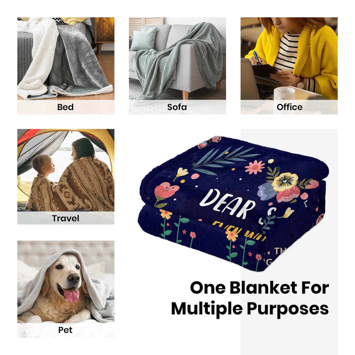 AISDE Sister Gifts Blanket makes a thoughtful birthday or anniversary gift