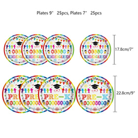 Aisosiks 7-inch dessert plates for kid-friendly party servings.