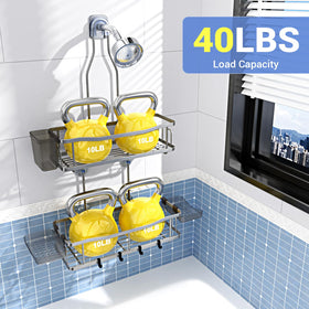Aitatty anti-slip top collar prevents wobble during showers.
