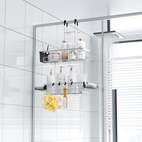 Aitatty anti-slip silicone top prevents sliding on doors up to 1.77 inches.
