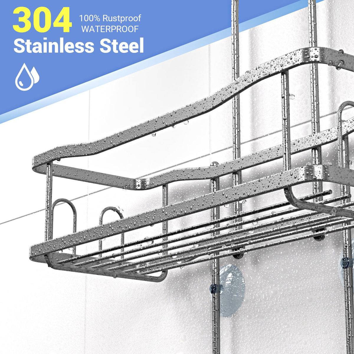 Aitatty rustproof stainless steel construction resists moisture for long-lasting use.