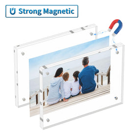 AITEE 4x6 acrylic frame free-standing stable desktop display.