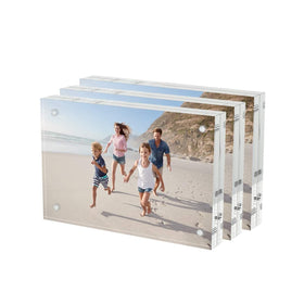 AITEE 4x6 acrylic frame front double-sided view displays two photos clearly.