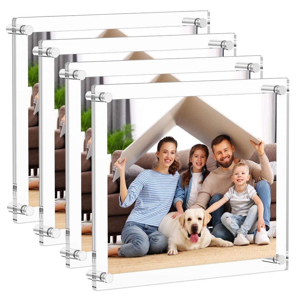 AITEE 8.5x11 acrylic frame front view shows a clear, modern photo display