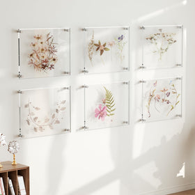 AITEE 8.5x11 acrylic frame hanging installation ready for wall display