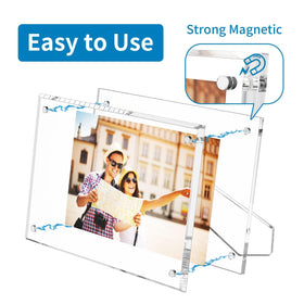 AITEE magnetic frame securely holds pictures for daily use