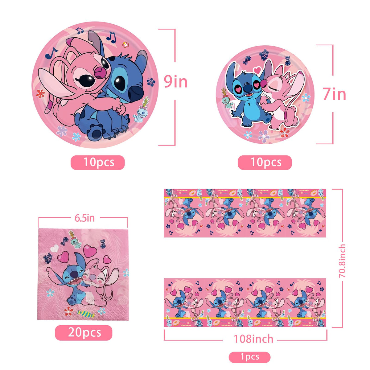 AIXPROBEAD Stitch napkins bundle adds coordinated party accents for kids