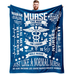 AIYUBOFUN blanket 60x50 offers soothing warmth after shifts.