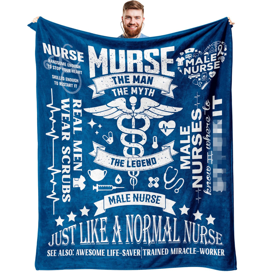 AIYUBOFUN blanket 60x50 offers soothing warmth after shifts.